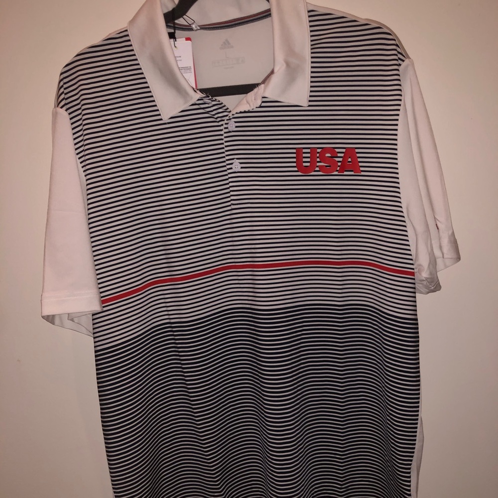 Adidas US ULT CB Polo Golf Shirt NWT